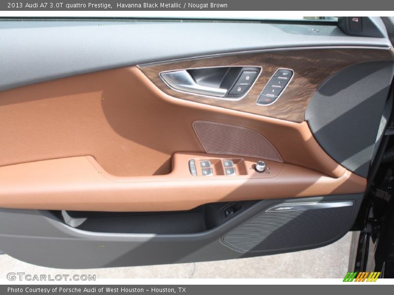 Havanna Black Metallic / Nougat Brown 2013 Audi A7 3.0T quattro Prestige
