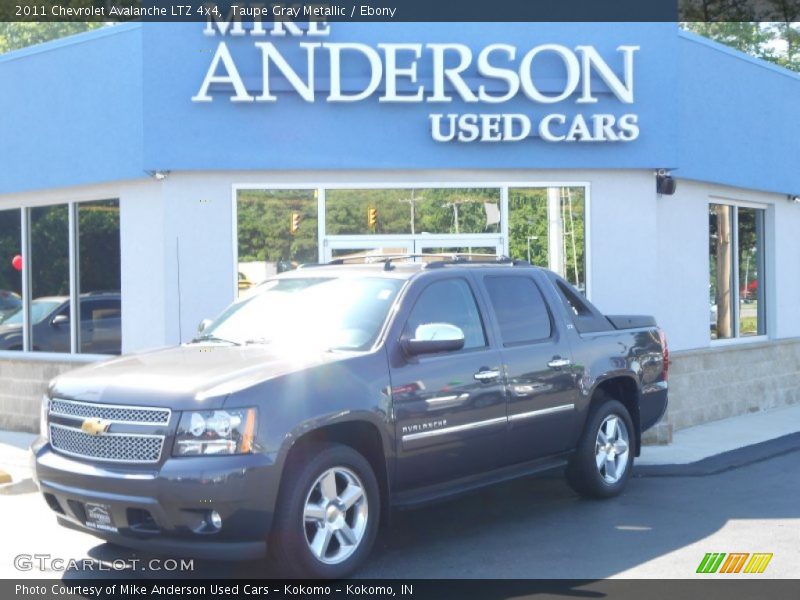 Taupe Gray Metallic / Ebony 2011 Chevrolet Avalanche LTZ 4x4