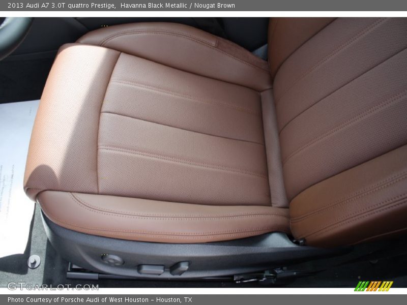 Havanna Black Metallic / Nougat Brown 2013 Audi A7 3.0T quattro Prestige