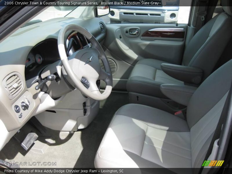 Brilliant Black / Medium Slate Gray 2006 Chrysler Town & Country Touring Signature Series