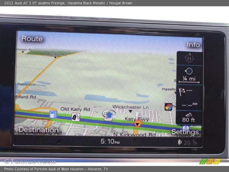 Havanna Black Metallic / Nougat Brown 2013 Audi A7 3.0T quattro Prestige