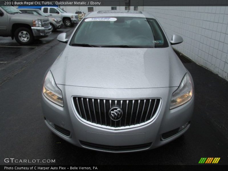 Quicksilver Metallic / Ebony 2011 Buick Regal CXL Turbo