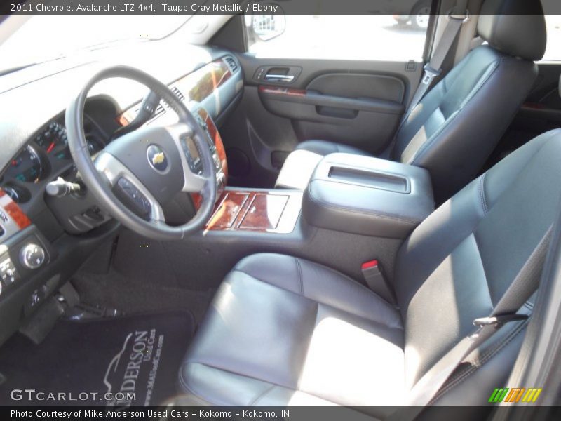 Taupe Gray Metallic / Ebony 2011 Chevrolet Avalanche LTZ 4x4