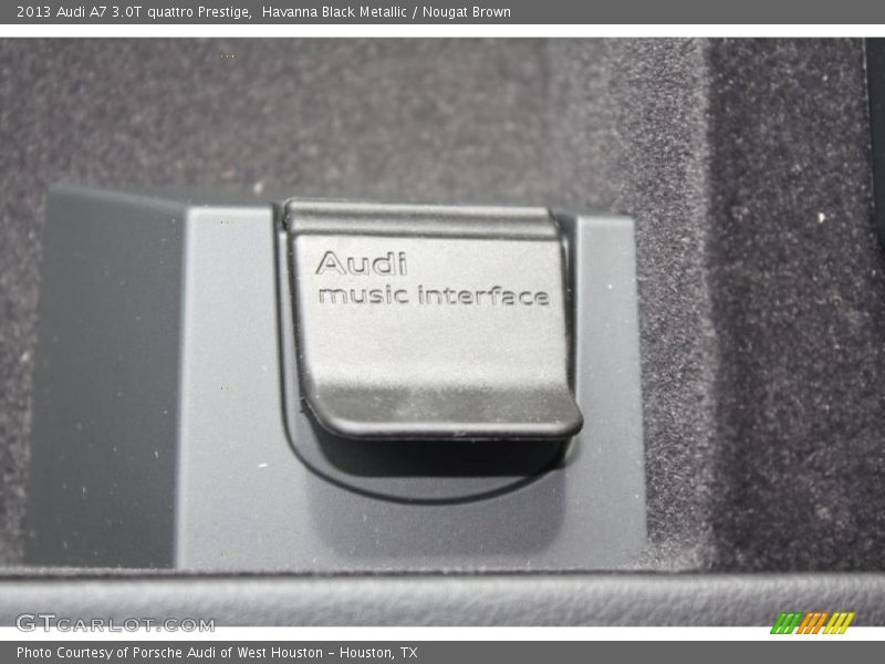 Havanna Black Metallic / Nougat Brown 2013 Audi A7 3.0T quattro Prestige