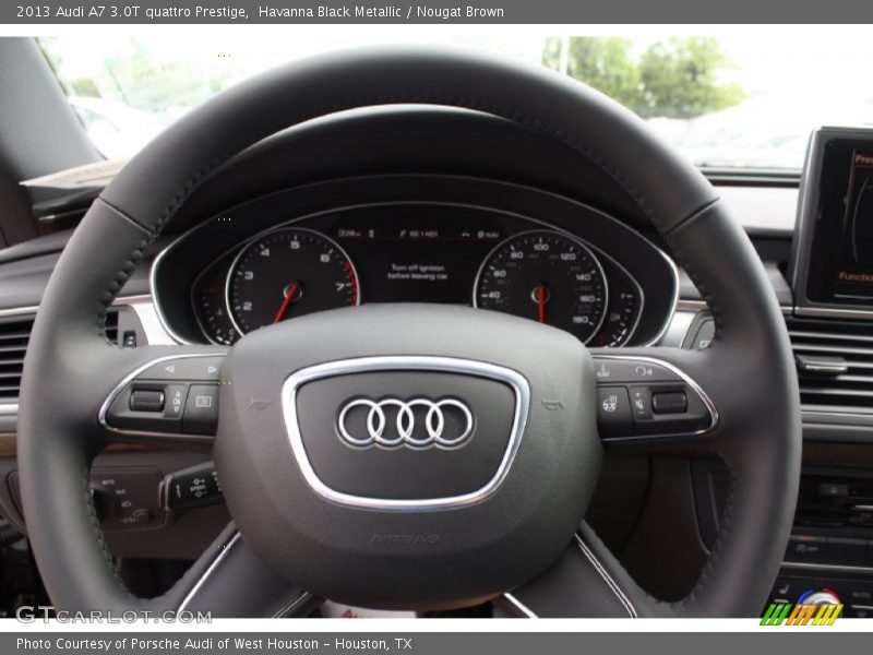Havanna Black Metallic / Nougat Brown 2013 Audi A7 3.0T quattro Prestige