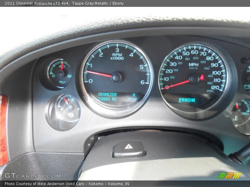 Taupe Gray Metallic / Ebony 2011 Chevrolet Avalanche LTZ 4x4