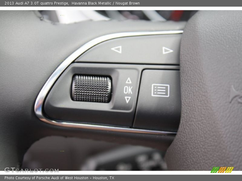 Havanna Black Metallic / Nougat Brown 2013 Audi A7 3.0T quattro Prestige