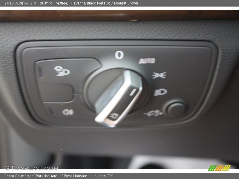 Havanna Black Metallic / Nougat Brown 2013 Audi A7 3.0T quattro Prestige