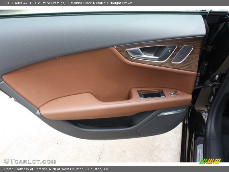 Havanna Black Metallic / Nougat Brown 2013 Audi A7 3.0T quattro Prestige