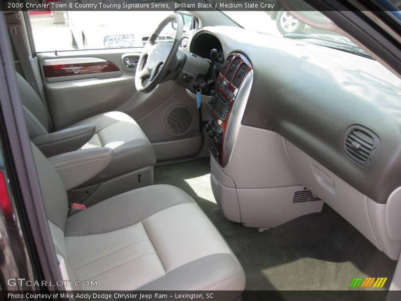 Brilliant Black / Medium Slate Gray 2006 Chrysler Town & Country Touring Signature Series