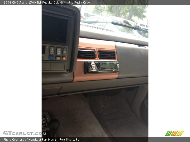Fire Red / Gray 1994 GMC Sierra 1500 SLE Regular Cab 4x4