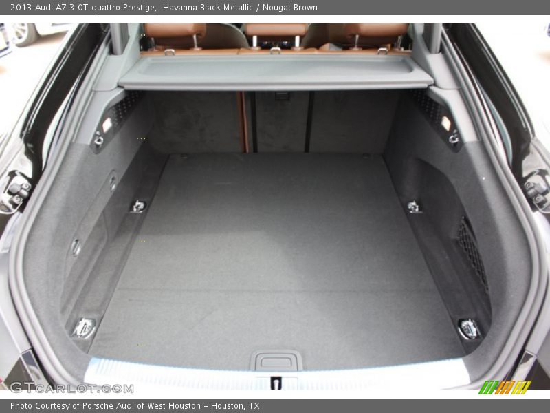 Havanna Black Metallic / Nougat Brown 2013 Audi A7 3.0T quattro Prestige