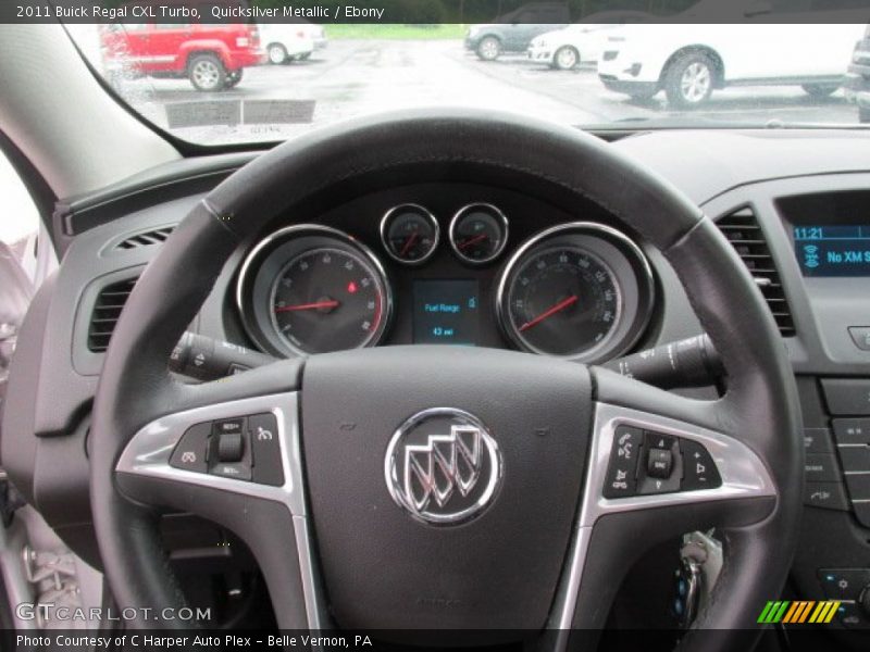 Quicksilver Metallic / Ebony 2011 Buick Regal CXL Turbo