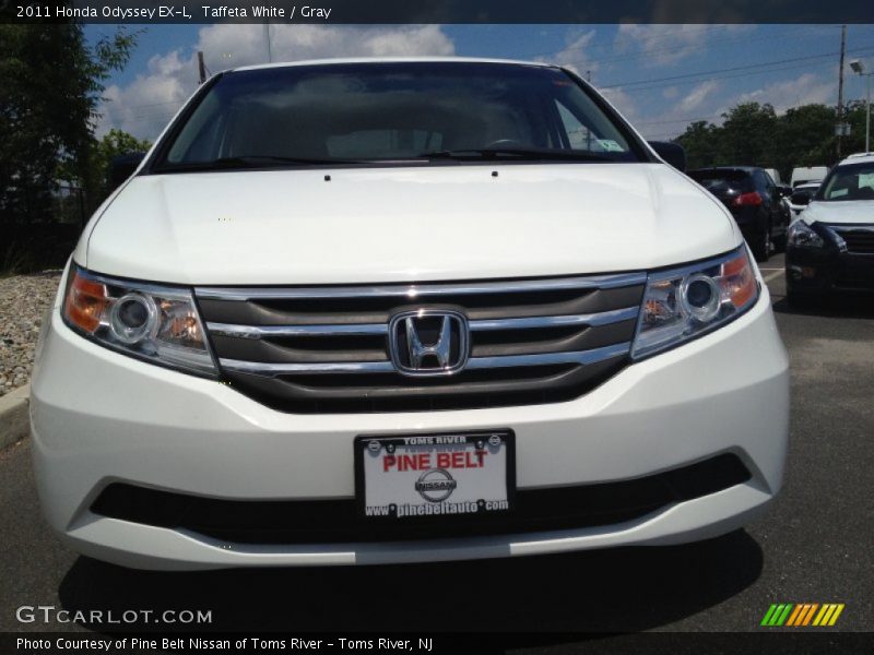 Taffeta White / Gray 2011 Honda Odyssey EX-L