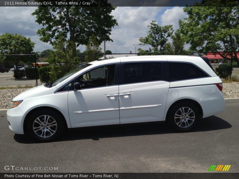 Taffeta White / Gray 2011 Honda Odyssey EX-L