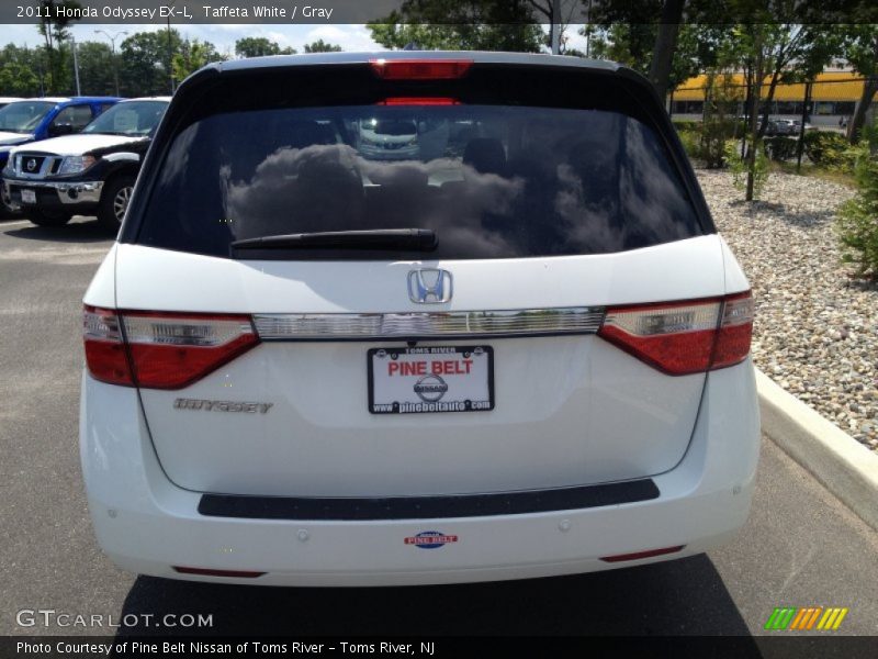 Taffeta White / Gray 2011 Honda Odyssey EX-L