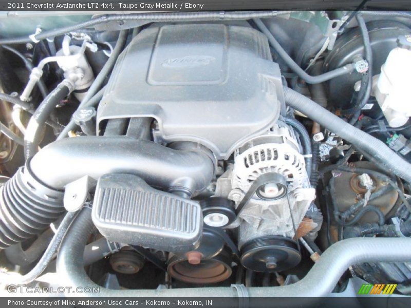 Taupe Gray Metallic / Ebony 2011 Chevrolet Avalanche LTZ 4x4