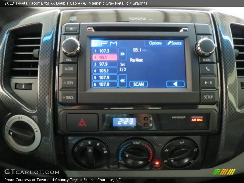 Controls of 2013 Tacoma XSP-X Double Cab 4x4