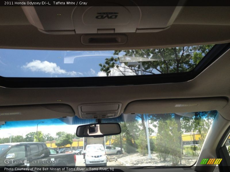 Taffeta White / Gray 2011 Honda Odyssey EX-L