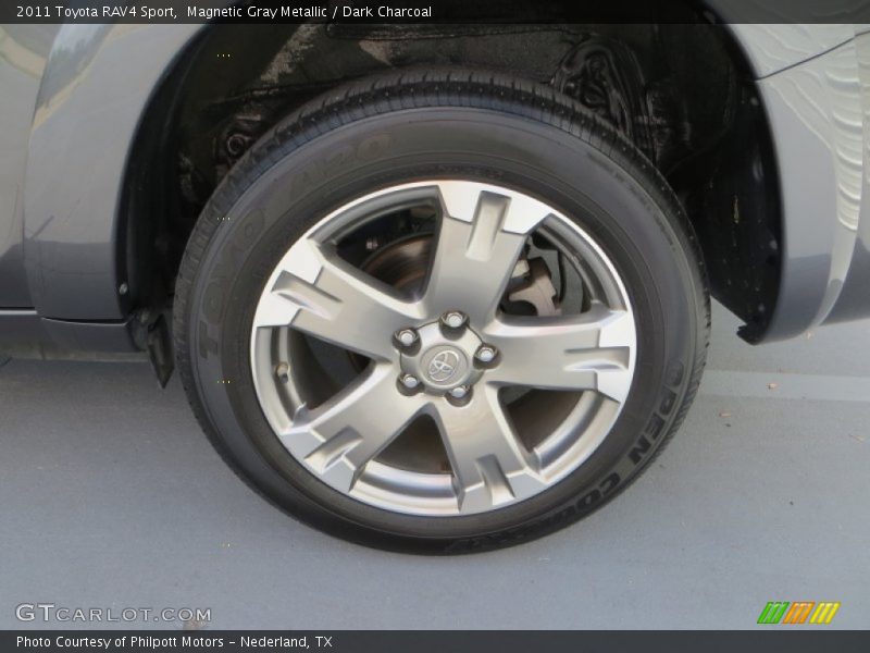 Magnetic Gray Metallic / Dark Charcoal 2011 Toyota RAV4 Sport
