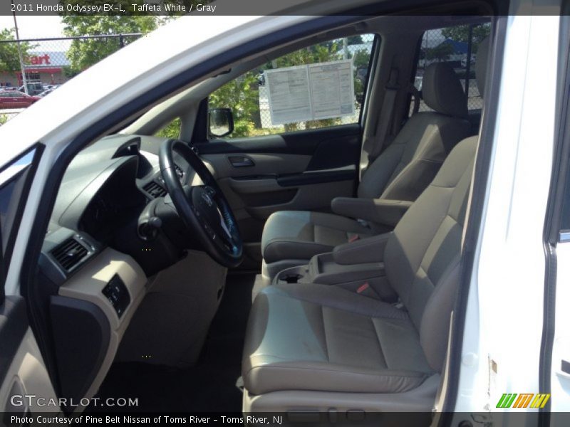 Taffeta White / Gray 2011 Honda Odyssey EX-L