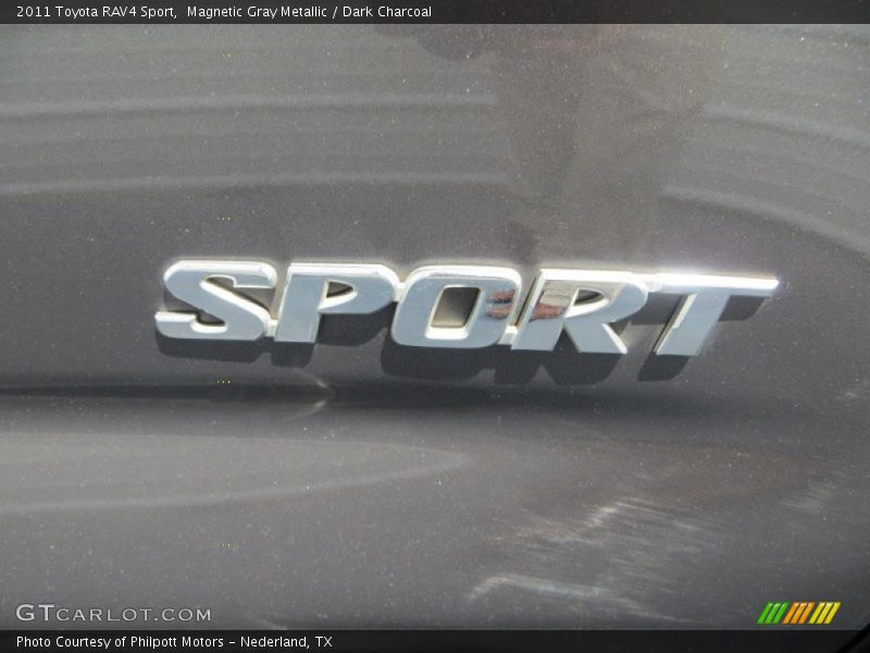 Magnetic Gray Metallic / Dark Charcoal 2011 Toyota RAV4 Sport