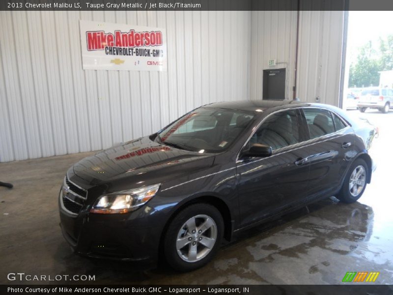 Taupe Gray Metallic / Jet Black/Titanium 2013 Chevrolet Malibu LS