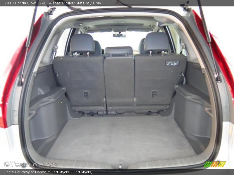Alabaster Silver Metallic / Gray 2010 Honda CR-V EX-L