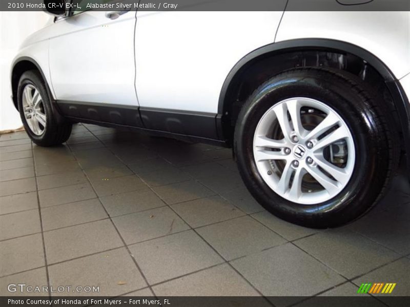 Alabaster Silver Metallic / Gray 2010 Honda CR-V EX-L