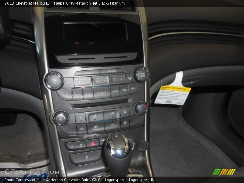 Taupe Gray Metallic / Jet Black/Titanium 2013 Chevrolet Malibu LS