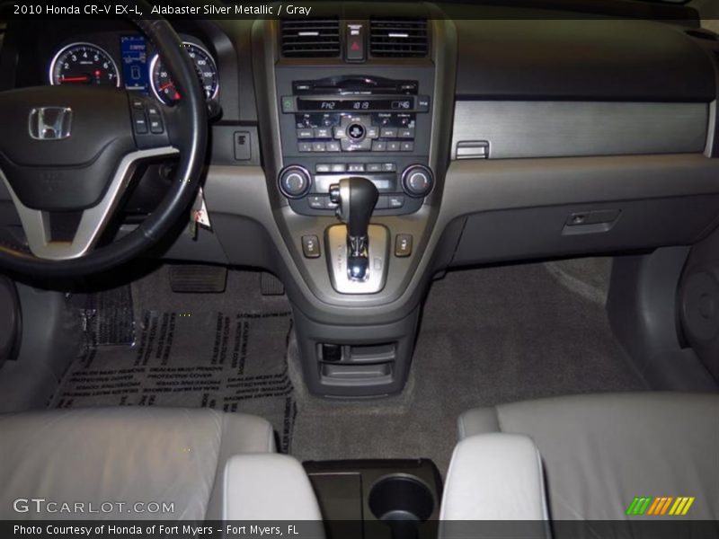 Alabaster Silver Metallic / Gray 2010 Honda CR-V EX-L