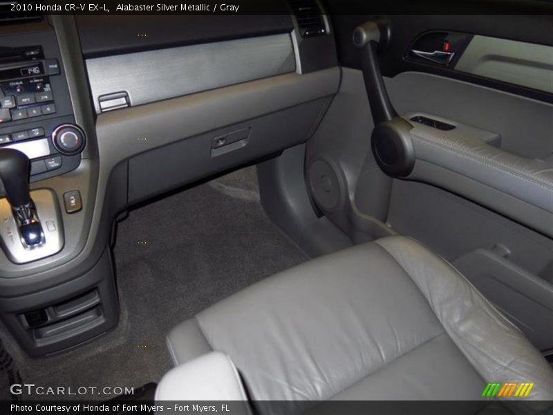 Alabaster Silver Metallic / Gray 2010 Honda CR-V EX-L