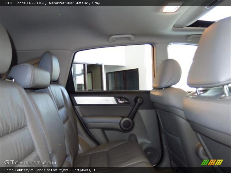 Alabaster Silver Metallic / Gray 2010 Honda CR-V EX-L
