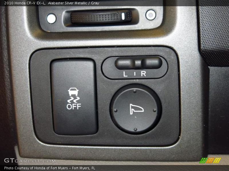 Alabaster Silver Metallic / Gray 2010 Honda CR-V EX-L