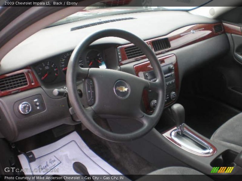 Black / Ebony 2009 Chevrolet Impala LS