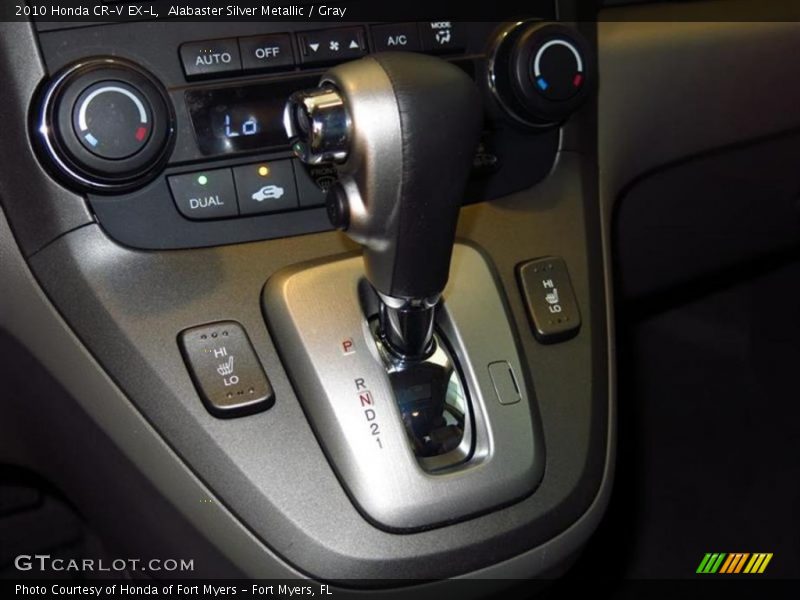Alabaster Silver Metallic / Gray 2010 Honda CR-V EX-L