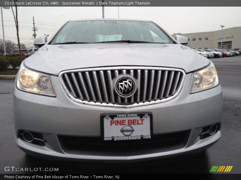 Quicksilver Metallic / Dark Titanium/Light Titanium 2010 Buick LaCrosse CXL AWD