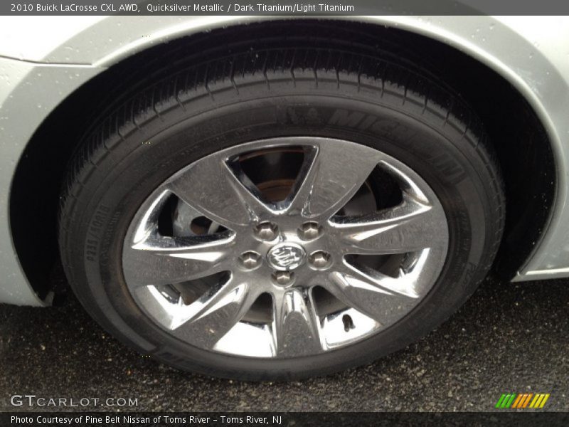 Quicksilver Metallic / Dark Titanium/Light Titanium 2010 Buick LaCrosse CXL AWD