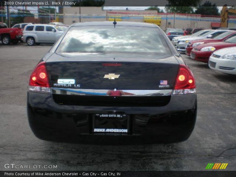 Black / Ebony 2009 Chevrolet Impala LS