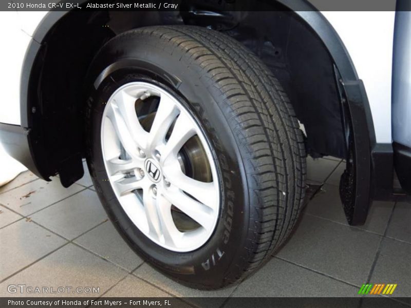 Alabaster Silver Metallic / Gray 2010 Honda CR-V EX-L