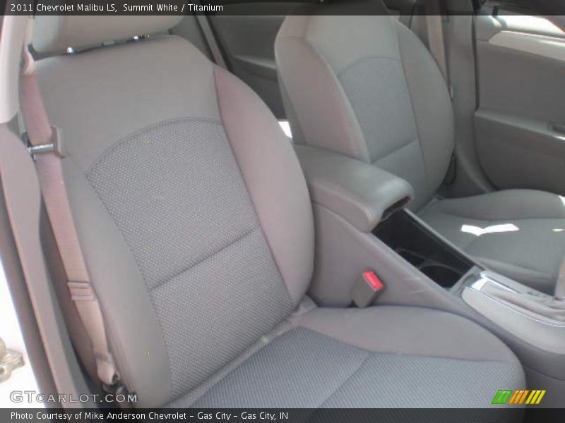 Summit White / Titanium 2011 Chevrolet Malibu LS