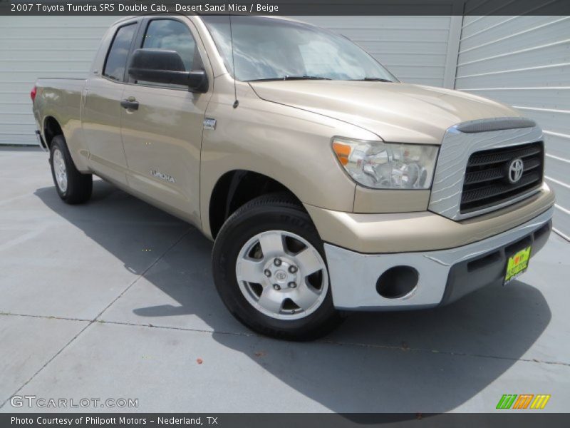 Desert Sand Mica / Beige 2007 Toyota Tundra SR5 Double Cab