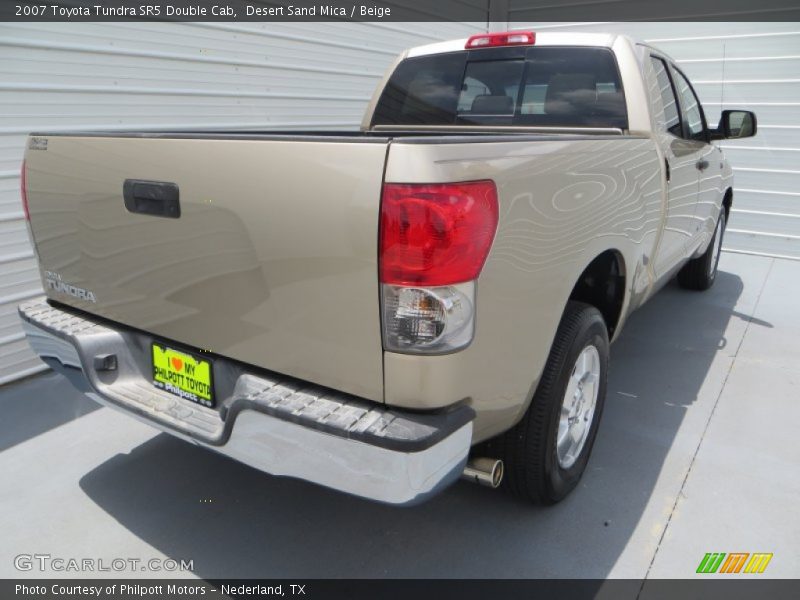 Desert Sand Mica / Beige 2007 Toyota Tundra SR5 Double Cab