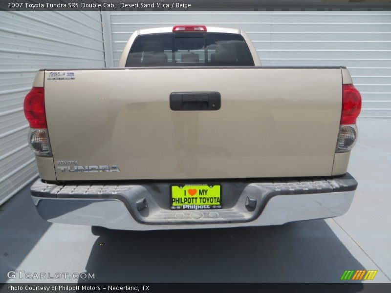 Desert Sand Mica / Beige 2007 Toyota Tundra SR5 Double Cab