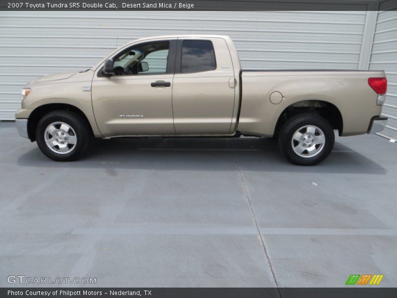 Desert Sand Mica / Beige 2007 Toyota Tundra SR5 Double Cab