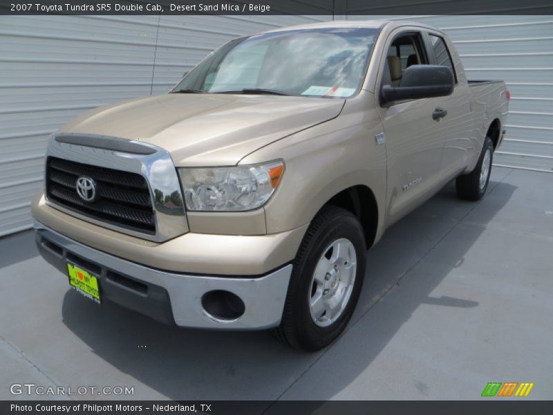 Desert Sand Mica / Beige 2007 Toyota Tundra SR5 Double Cab