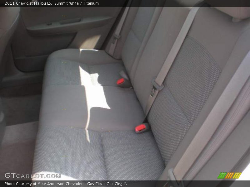 Summit White / Titanium 2011 Chevrolet Malibu LS