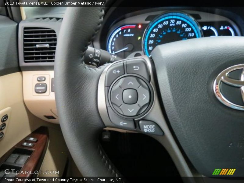 Controls of 2013 Venza XLE