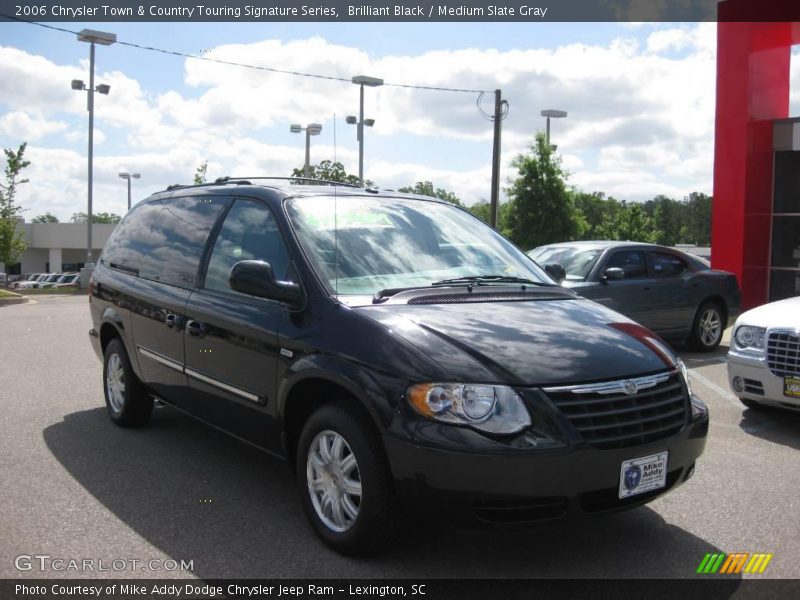 Brilliant Black / Medium Slate Gray 2006 Chrysler Town & Country Touring Signature Series