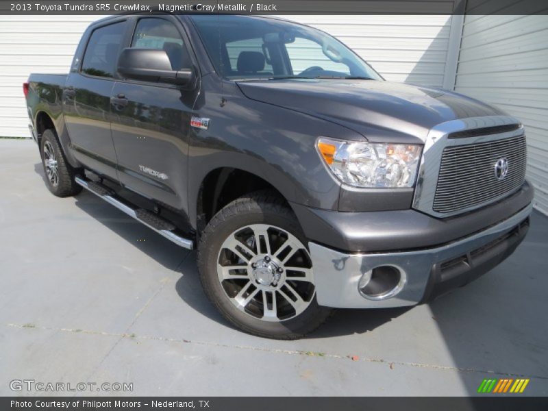 Magnetic Gray Metallic / Black 2013 Toyota Tundra SR5 CrewMax